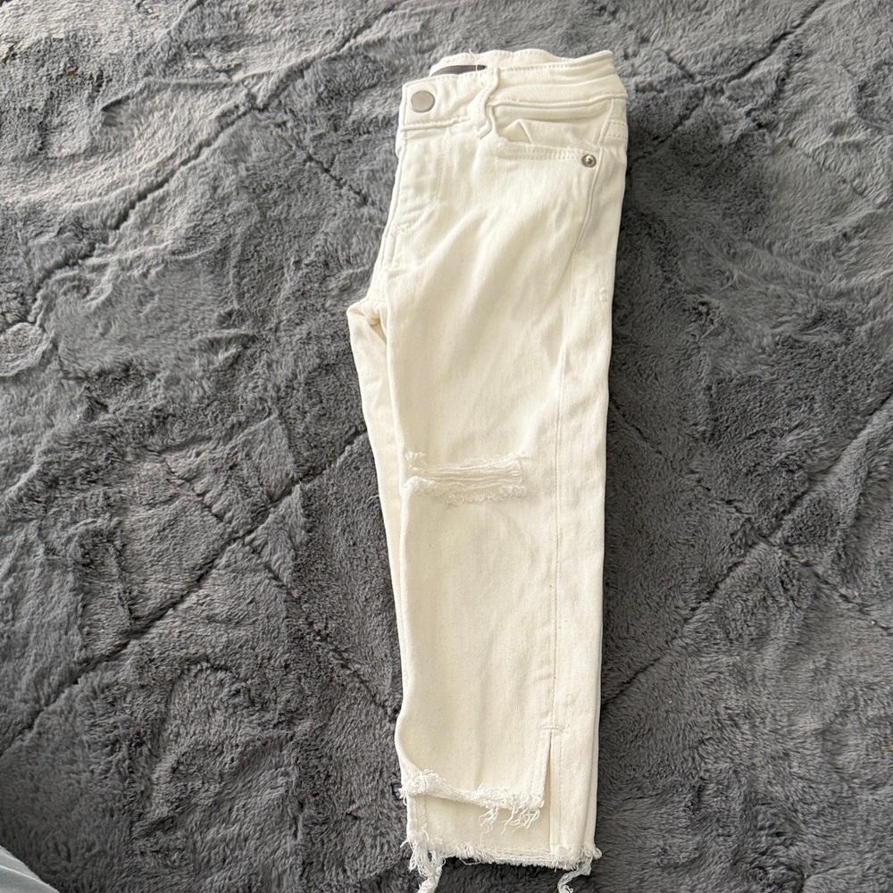 White Distressed kids Jeans